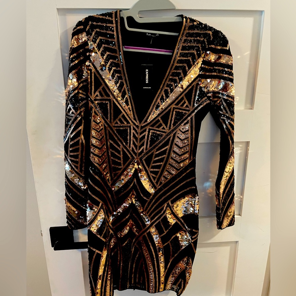 Express Sequin Dress - NEW W/Tags